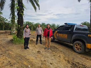 Kapolsek Tapung Langsung Turun Tindak Lanjuti Pemberitaan Tentang Galian C